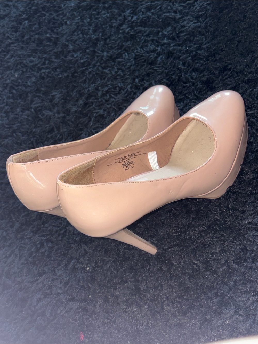 Xhilaration Blush Patent Platform Stiletto Pumps - Pink